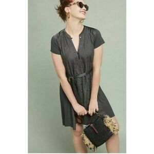 Anthropologie TINY Stone Harbor Shirt Dress S NWOT